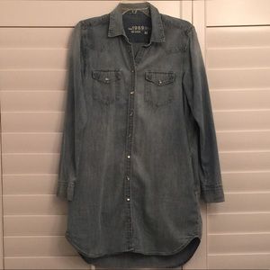 Gap Long Denim Shirts